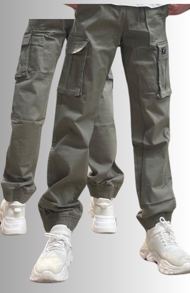 PANTALONI RAGAZZO CARGO ELASTICO COULISSE MARCA TIFFOSI ART. 10056994