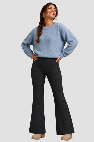 PANTALONE DONNA GRIFFAI ELASTICIZZATO ZAMPA SPIGATO ART. DGF7494