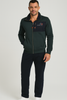 TUTA UOMO F.LLI CAMPAGNOLO FELPATA PANTALONE ELASTICO FELPA FUL ZIP TASCHE ART. 8Q77560