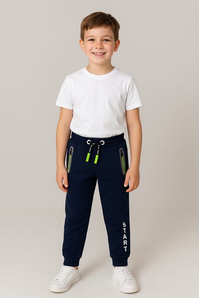 PANTALONI BAMBINO COULISSE TASCHE POLSINI MARCA BM ART.AY2565
