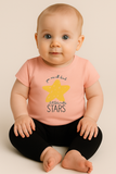 T-HIRT NEONATA COTONE APERTURA BOTTONI STAMPA GLITTER MARCA LOSAN ART.218-1202AL