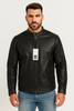 GIUBBETTO UOMO RAGAZZO ECOPELLE TRAPUNTATO BIKER MARCA URBAN RING ART. UR714002