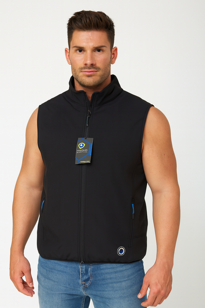 GILET UOMO RAGAZZO ZIP TASCHE ANTIVENTO MARCA SEA BARRIER ART. NEVIO-121C