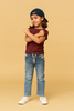 JEANS RAGAZZA  COULISSE TASCHE LAVORATI CHIARI MARCA LOSAN ART.LJBAP0601_23028