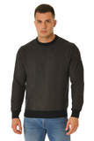 MAGLIONE UOMO MARCA NAVIGARE GIROCOLLO POLSINI LAVORAZIONE ART. NVFW220336
