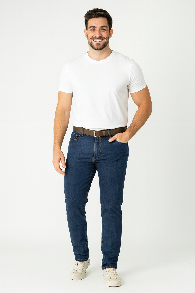 JEANS UOMO RAGAZZO ELASTICIZZATO REGULAR FIT MARCA HOLIDAY ART. CLAUX