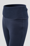 Leggings blu navy con vita testurizzata.png