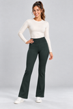 Leggings verde bosco con top avorio-4.png