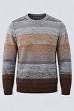 Maglione a righe grigio, beige e marrone.png