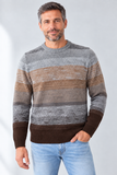 Maglione in lana con bordi marrone cioccolato.png