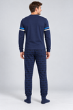 Pigiama Napoli blu navy, vista posteriore-2.png