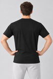 T-shirt nera basic, vista posteriore-2.png