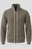 Cardigan grigio oliva con zip frontale-1.png