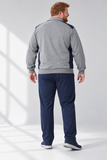Retro del completo sportivo grigio e navy.png
