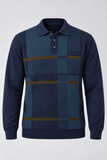 Polo color block blu navy.png