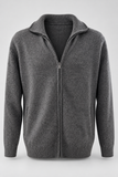 Cardigan in lana grigio melange.png