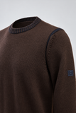 Maglione Navigare marrone con dettagli navy.png