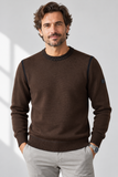 Maglione Navigare marrone in maglia testurizzata-1.png