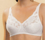 REGGISENO ELEGANTE MORBIDO SPALLA COMODA COPPA DECORATA PIZZO MARCA TRIUMPH ART.CYNTHIA N