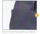 PANTALONE UOMO LAVORO PROFESSIONALE ELASTICO IN VITA SIGGI GLASGOW 09PA0821