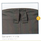 PANTALONE UOMO LAVORO PROFESSIONALE TASCHE MARCA SIGGI ART.TASK