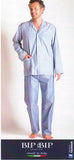 PIGIAMA UOMO TELA COTONE APERTO ELEGANTE MARCA BIP BIP ART. 2661