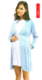 VESTAGLIA DONNA RAGAZZA PREMAMAN ATTESA PARTO MARCA PRIMA ROSA ART.V023