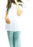 PIGIAMA DONNA RAGAZZA PREMAMAN NASCITA ATTESA MARCA PRIMA ROSA ART. P876