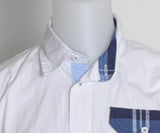 CAMICIA RAGAZZO MANICA LUNGA TASCHINO BOTTONI MARCA MIX'N MATCH ART. 70117 R