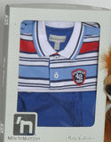 COMPLETO NEONATO POLO FANTASIA RIGHE PANTALONCINI MIX'N MATCH ARNETTA ART. 70056S