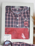 COMPLETO NEONATO FANTASIA SCOZZESE TASCHINO BOTTONI MIX'N MATCH ARNETTA ART. 70058