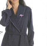 VESTAGLIA DONNA RAGAZZA ELEGANTE COTONE LEGGERA CINTURA MARCA MANUELA ART.8393
