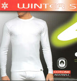 MAGLIA INTIMA UOMO RAGAZZO PURO COTONE FELPATO INVERNALE COLORATO MARCA FRAGI EVER ATR.755