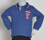 POLO NEONATO BABY BAMBINO MANICA LUNGA PROFILI POLSINI MARCA MIX'N MATCH ART. 72010