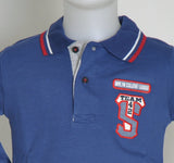POLO NEONATO BABY BAMBINO MANICA LUNGA PROFILI POLSINI MARCA MIX'N MATCH ART. 72010