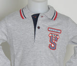 POLO NEONATO BABY BAMBINO MANICA LUNGA PROFILI POLSINI MARCA MIX'N MATCH ART. 72010