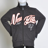 FELPA BAMBINO SPORT TASCHE ZIP STAMPA NEW YORK MARCA MIX'N MATCH ARNETTA ART. 72070