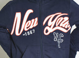 FELPA BAMBINO SPORT TASCHE ZIP STAMPA NEW YORK MARCA MIX'N MATCH ARNETTA ART. 72070
