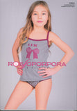 COMPLETO INTIMO BAMBINA CANOTTA SLIP FIOCCO MARCA ROSSOPORPORA ART.CB114