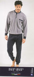 PIGIAMA UOMO RAGAZZO TERMO COTONE CALDO MARCA BIP BIP ART.5246