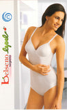 BODY DONNA ELASTICIZZATO CONTENITIVO PIZZO FERRETTO MARCA LEPEL ART.264