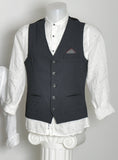 GILET UOMO RAGAZZO ELEGANTE MICROFANTASIA TASCHINO BOTTONI ANDY DON ART. MANSHIP