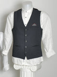 GILET UOMO RAGAZZO ELEGANTE MICROFANTASIA TASCHINO BOTTONI ANDY DON ART. MANSHIP