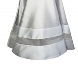 ABITO DONNA RAGAZZA CERIMONIA ELEGANTE GODET AMPIO APPLICAZIONI MARCA CARLA RUIZ ART.94798