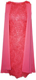 ABITO DONNA RAGAZZA CERIMONIA ELEGANTE TUBINO PIZZO TULLE MARCA CARLA RUIZ ART.94715
