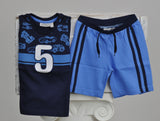 COMPLETO NEONATO COTONE CANOTTA STAMPA AUTO PANTALONE MIX'N MATCH ARNETTA ART. 72322