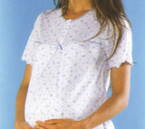 PIGIAMA DONNA RAGAZZA PREMAMAN NASCITA ATTESA COTONE PRIMA ROSA ART. P876