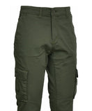 PANTALONI UOMO RAGAZZO ELASTICIZZATO CARGO TASCHE ZIP BOTTONE MC.COLLUM ART.MISTER