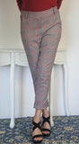 PANTALONE DONNA RAGAZZA ELEGANTE PRINCIPE DI GALLES BANDA LATERALE ELEONORA AMADEI ART.2180263