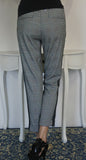 PANTALONE DONNA RAGAZZA ELEGANTE PRINCIPE DI GALLES BANDA LATERALE ELEONORA AMADEI ART.2180263